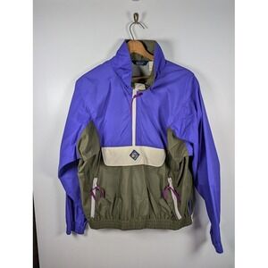 Vintage 80s Woolrich Breen Anorak Jacket Size Large Signet Windbreaker‎ Heritage